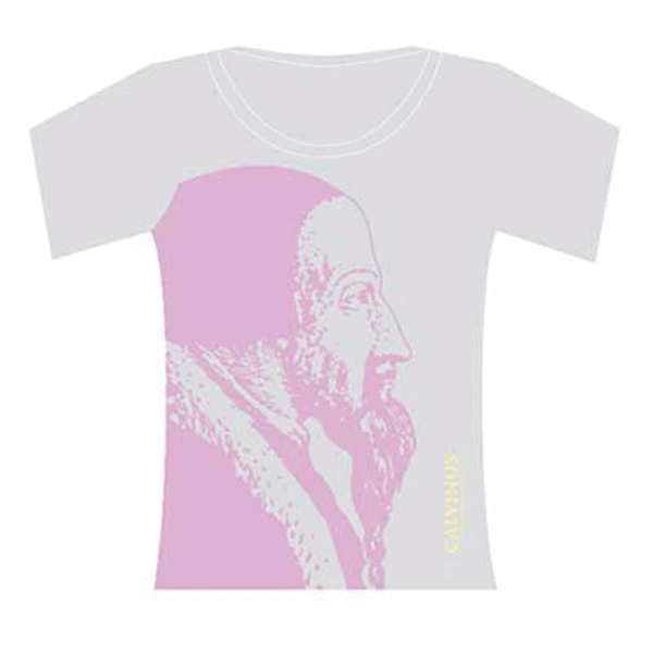 T-shirt femme, gris/rose Calvinus
