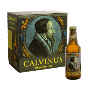6packs-Bière-Blanche-nonfiltrée-Calvinus-artisanale-genève-Suisse